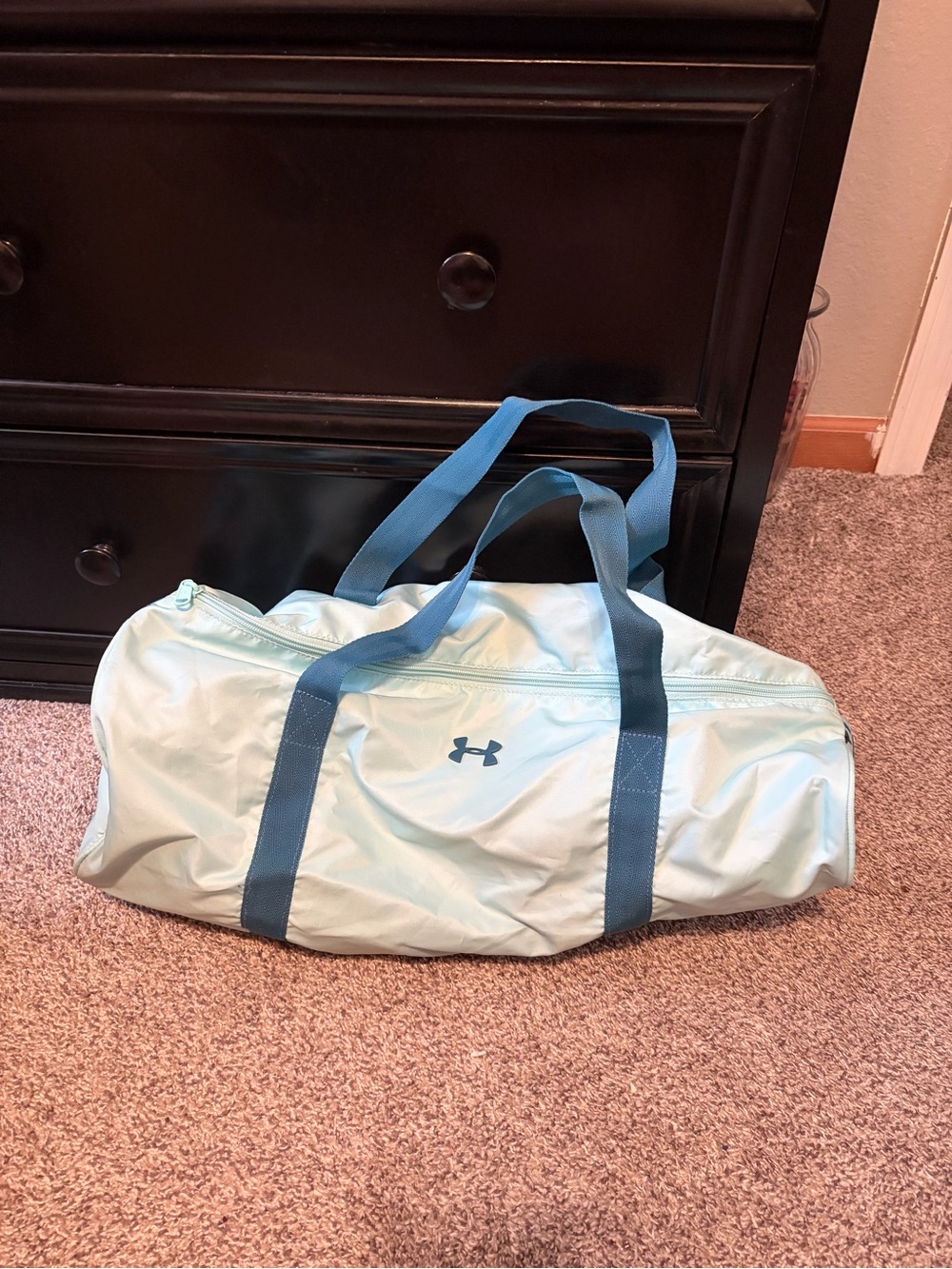 Under Armour Mint Blue Gym Duffel